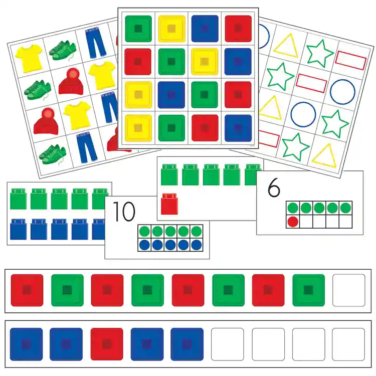 Jumbo Unifix Cubes Math Activity Kit