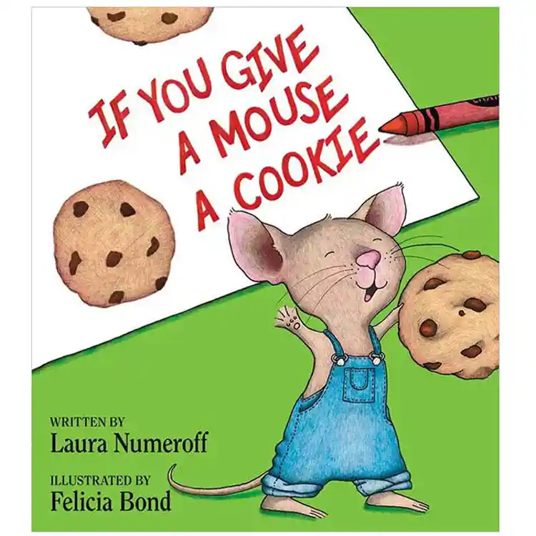 If You Give A Mouse A Cookie Book and Props