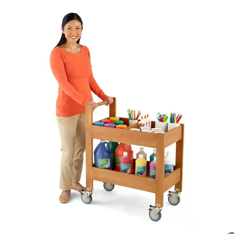 Outdoor Art Supply Cart