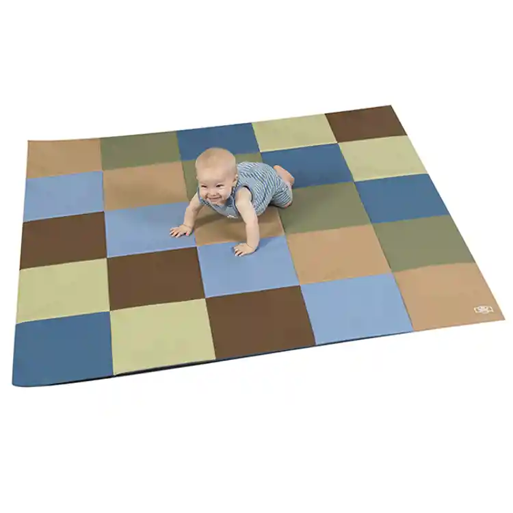 Patchwork Crawly Mat & Block Set, Woodland Colors