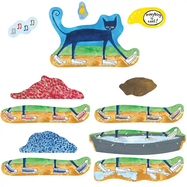 Pete The Cat, I Love My White Shoes Felt Set