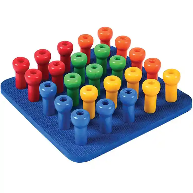 Hold-Tight Pegs & Pegboard Set